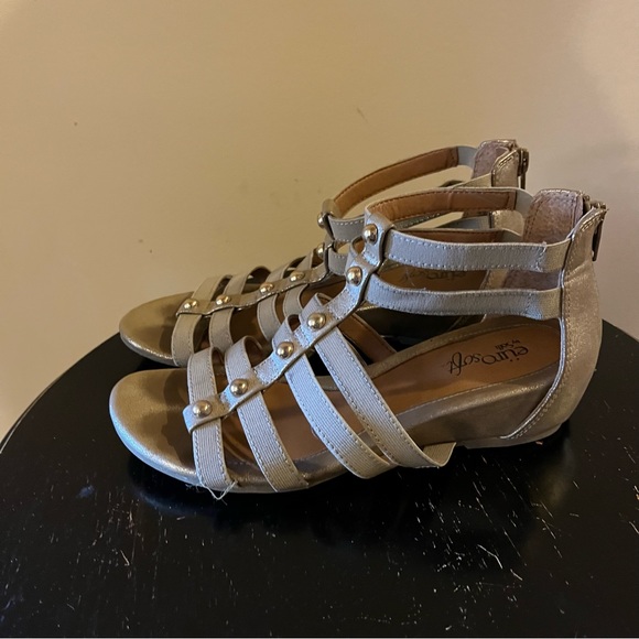 Golden Gladiator Sandals - Picture 3 of 3